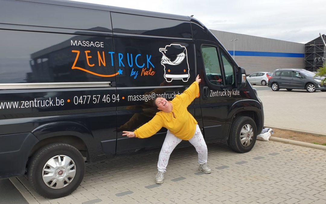Le ZenTruck by Kate : une nouvelle activité de massage itinérant s’installe à Andenne