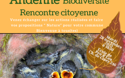 Rencontre citoyenne sur le thème de la biodiversité : invitation aux entreprises